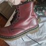 Dr Marten Cherry Boots Image 2
