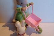 Vintage Tomy Story Book Wind Ups Mrs Rabbit and Bouncy Bunny