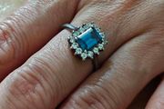 Sterling Silver Ring - Size U - Stamped for Silver (S69)