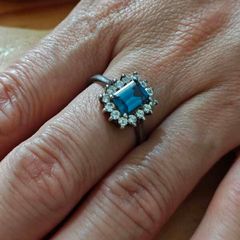 Sterling Silver Ring - Size U - Stamped for Silver (S69)