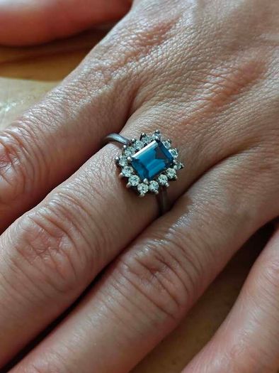Sterling Silver Ring - Size U - Stamped for Silver (S69)