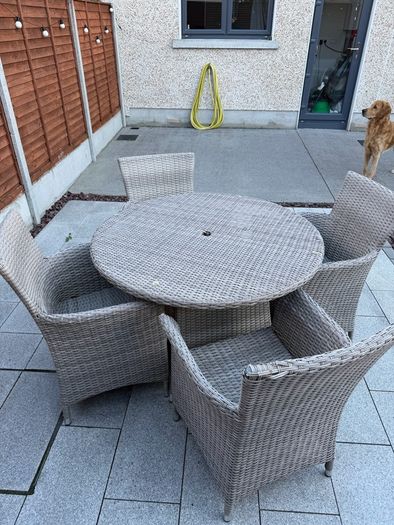 Table and chairs