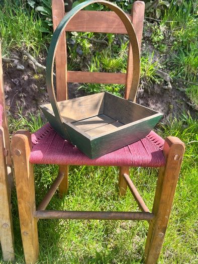 Vintage Pine Basket