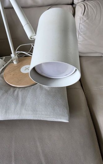 IKEA RIGGAD LED Desk Lamp with Wireless Charging - Good Condition