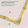 20pcs LED Connector Set, 2Pin L-Shaped Solderless Transparent LED Strip Connectors, 8mm Light Bar L-Clips, No Dark Area Image 7