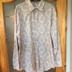 Vintage Calvin Klein Mens Paisley Cotton shirt XL