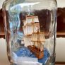 Vintage Crafted Tall Ship in a Pitlochry House of Lords Whisky Bottle 1960 s Image 3