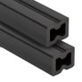 Decking Joist 8 pcs Black 170x3x4 cm WPC Image 2