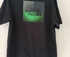 The North Face T-Shirt Black Large Graphic Back Print