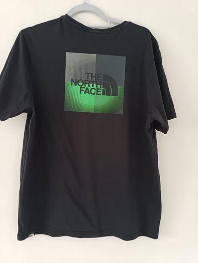 The North Face T-Shirt Black Large Graphic Back Print