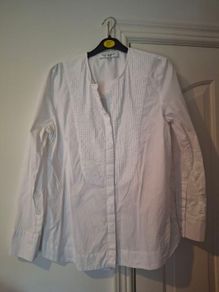 White Blouse Size 14 Carolyn Donnelly