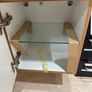 Bathroom Side Cabinet, Mirror and Shelf Image 3