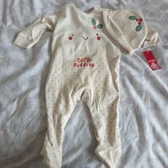 Baby Grow with Booties and Hat combo