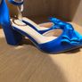 Royal Blue Heels (Size 38) Image 2