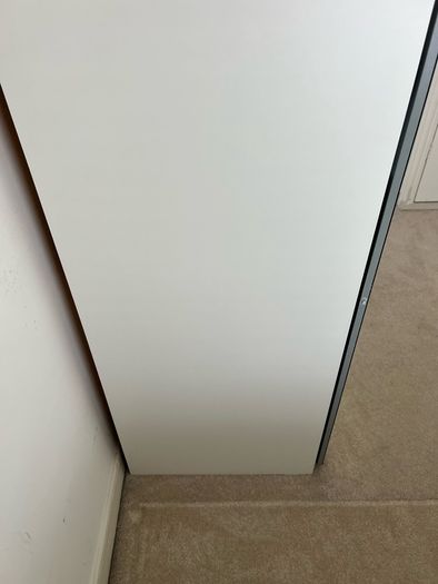IKEA ELGA Wardrobe with glass sliding doors