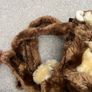 Marks and Spencer Monkey Plush Backpack Children Soft Toy Bag Zip Brown Image 3