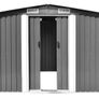 Garden Storage Shed Anthracite Steel 257x205x178 Cm Multiple Colours Available (free Postage) Image 5