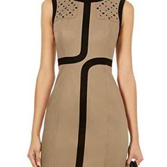 Karen Millen midi EYELET COTTON DRESS DR128/A13W Perfect condition size UK10 EU38 Postage included