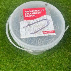 Galvanised staples