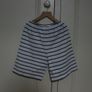 The Little White Company Navy and White Pyjama Short Sleeve Top and Shorts Age 9 - 10 Years Image 5
