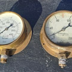 Vintage Brass Guages