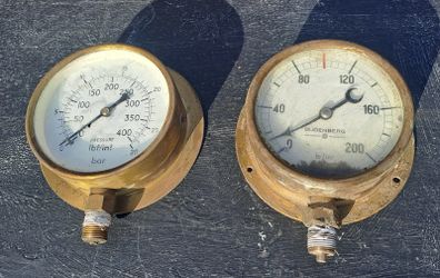 Vintage Brass Guages