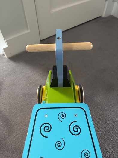 Toy sit on train with activities for toddler