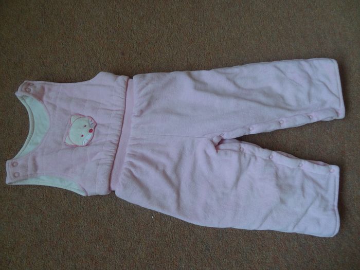Baby girl beautiful warm winter overalls 12-24months