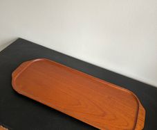 Mid Century Scandinavian Teak Tray Vintage