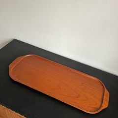 Mid Century Scandinavian Teak Tray Vintage