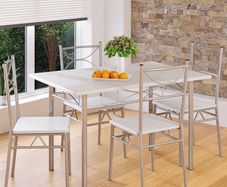 Dining Table Kitchen Table with 4 Chairs Dining Room Set Kitchen Table Chair Set
