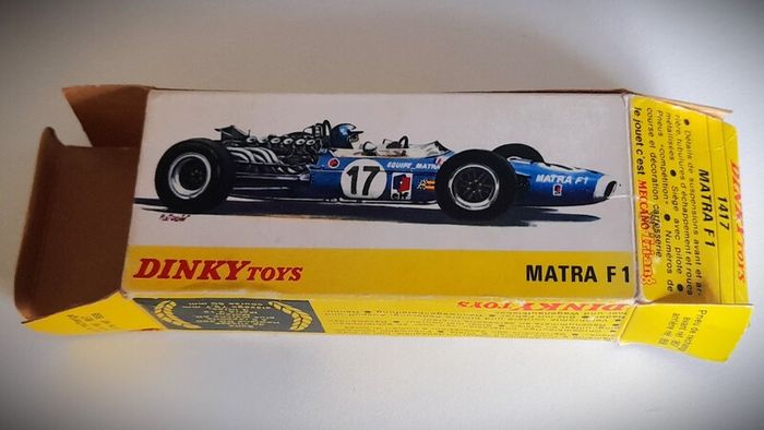 Diecast Vintage French Dinky Toys Matra MS11 1968 F1 - Near Mint Original Condition/Very Good Box