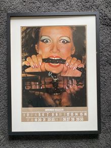 1973 Pirelli Calendar - November Art Framed - 54cm x 73cm