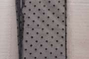 New long lace gloves black in packaging