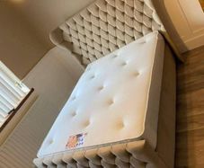 Double & King Size Bed Frame With Mattress Opt