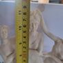 Greek Roman Plaster Sculpture 3 Women Holding Hands  Sculpture Image 5