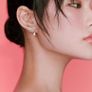 Sumiyaki Pearl and Diamante Earrings Image 3