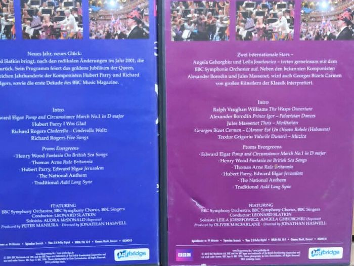 BBC Last Night of the Proms 2000 - 2012 DVDs (13 x DVDs)