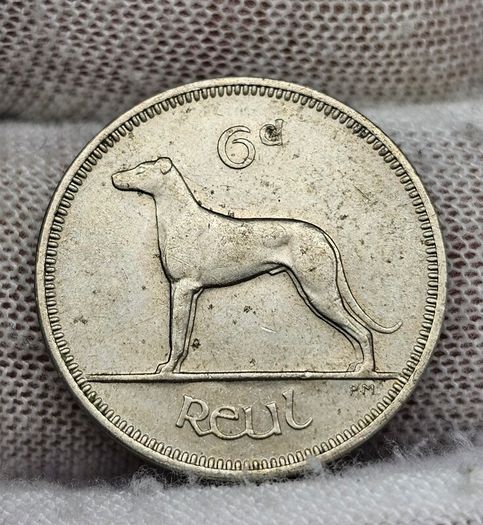 Ireland 1960 6d Sixpence Beautiful Uncirculated Lustrous