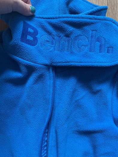 blue fitted bench fleece high neck size10
