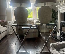 lamp and table