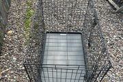 Medium Dog Cage. 36 inch Folding 2 Door Dog Crate .
