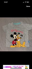Disney tshirts 6-9 months