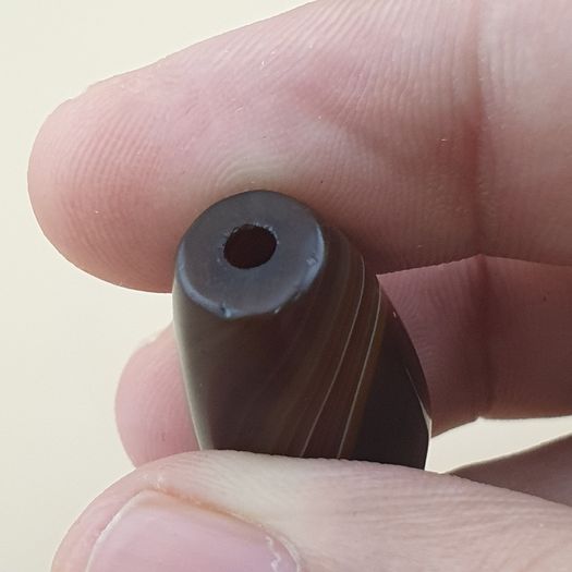 Vintage Natural Eye Suliemani Agate Bead Amulet