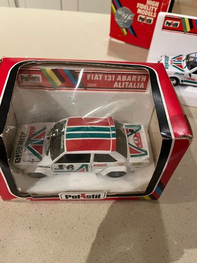 Fiat Rally Alitalia 1/25 Rare Polistil