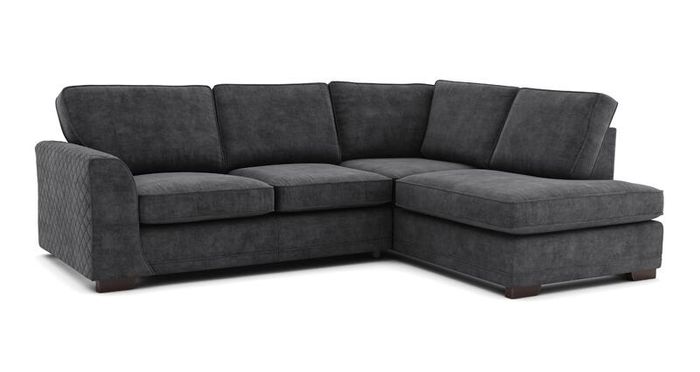 Corner sofa and ottoman