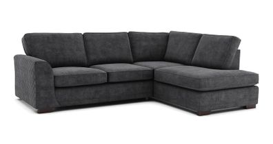 Corner sofa and ottoman