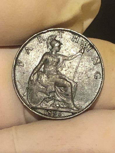 1896 farthing Victoria