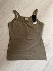 BNWT Next Ladies Khaki Vest Top Size 8