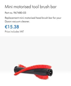 Dyson mini motorised tool brush bar